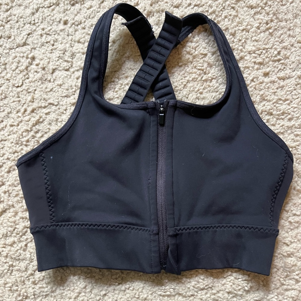 Athleta Zipper Sports Bra